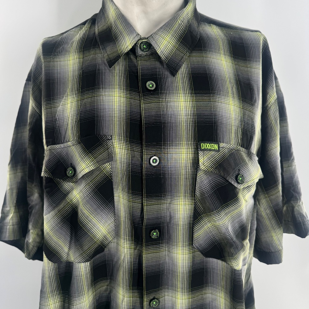 Dixxon Flannel Co. The Ace Short Sleeve Button-Up Shirt Men’s 3XL Casual Workwea